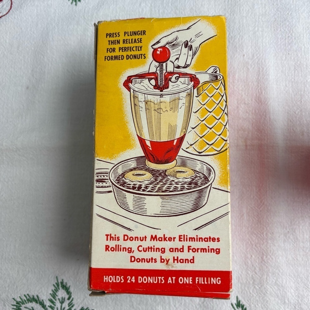 Vintage 50s Popeil’s donut maker with original box! Like-new condition - Picture 4 of 9